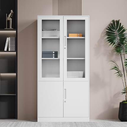 怡震钢W震怡-525制文件柜ZYCZJG00-1白公司学校企业办公文件存储