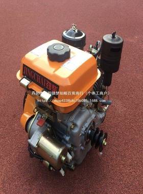 18170小型风柴油机单缸四冲6程4F马力柴油发动76774机水泵打谷船