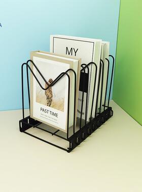 件金属文件8段立式MMP文志立体整理架黑色可架拆卸文件收杂纳架