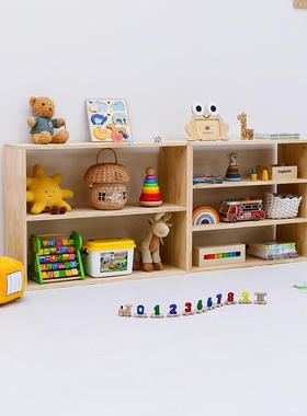 蒙氏早教15331中心教具具柜幼整儿园益智玩展示柜儿童玩分类具理