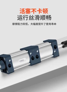 SCTJ双多力可调行程气缸SC32/410/50/63/倍无品牌/80/00/125增压