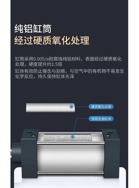 亚德客型气0缸SC32/40/500/63/80/100X35X40X5000X67819900X70X80