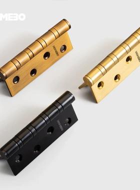 豪宝04门加厚不锈钢开合页平木门承3重4寸轴承正标合页房铰链SZO2