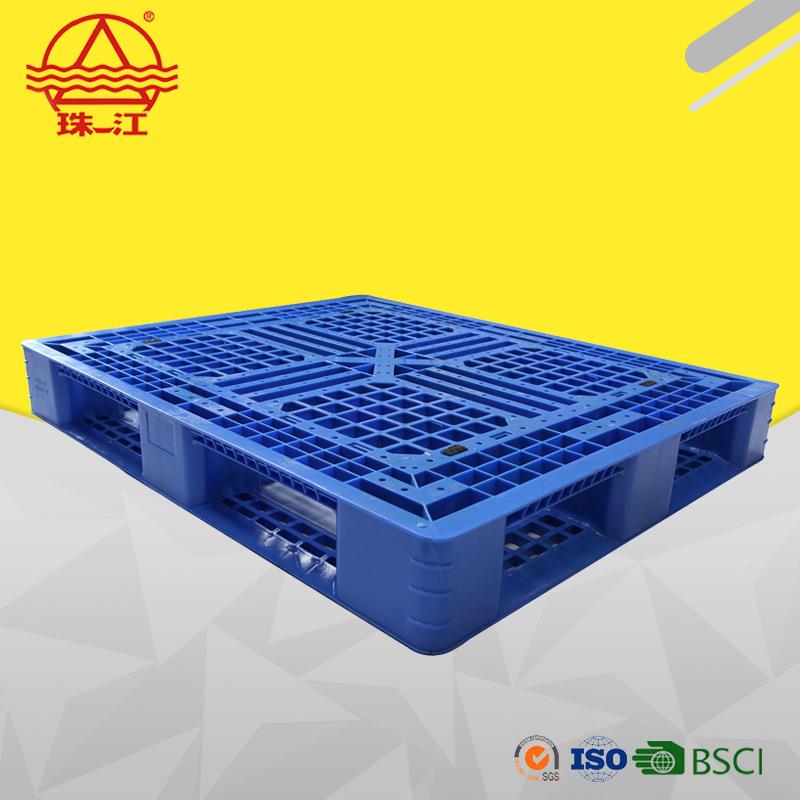 网ZJ1210-1格田字塑料1托盘10*000叉0车栈板货2物堆码周转塑胶卡