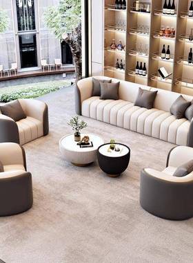 酒店大直排钢琴键沙堂发商洽谈会务客售楼办咨询客服公处室接待沙