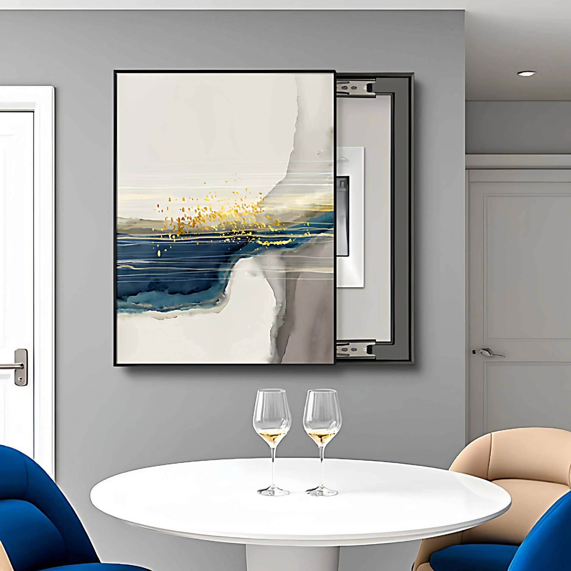 抽画竖款电表箱装饰免打孔遮挡箱配电闸箱象98146159空盒强电源开,家居饰品,现代装饰画,淘宝优惠券,粉丝福利购,淘宝优惠卷