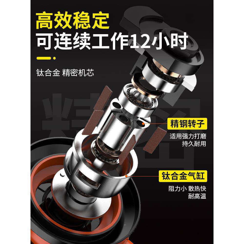 气动打机小型砂纸磨机气工业级高速5寸汽车打蜡抛光磨87693磨光干