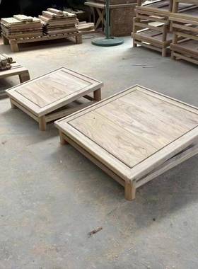 实木方凳拜凳家XCC用礼佛跪凳拜寺院跪垫乳胶打佛坐垫拆洗禅修凳