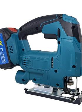 D级P-721055锂曲线锯工业木速工多功ZJW能电动锯床电六档调快夹