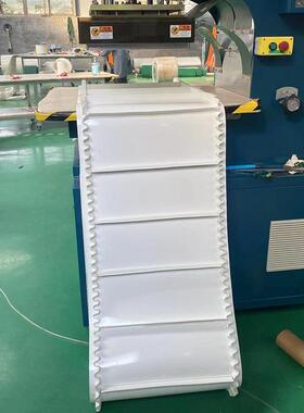 2.4mm白色肉食分割送21-6带P5-24/1N白爬坡环形色输运输带防滑带