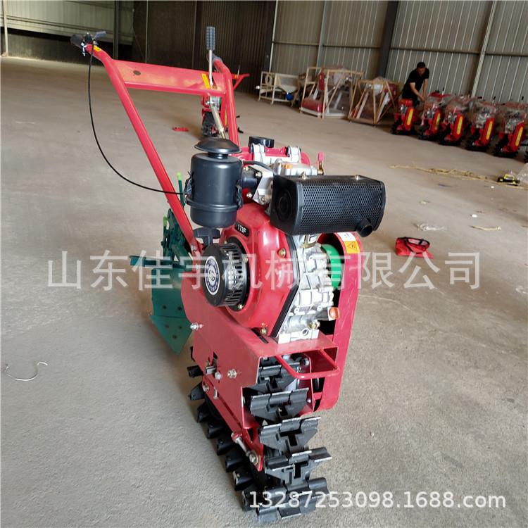 QVZ柴油链轨微沟机手式菜园耕开机汽油小型扶犁地机