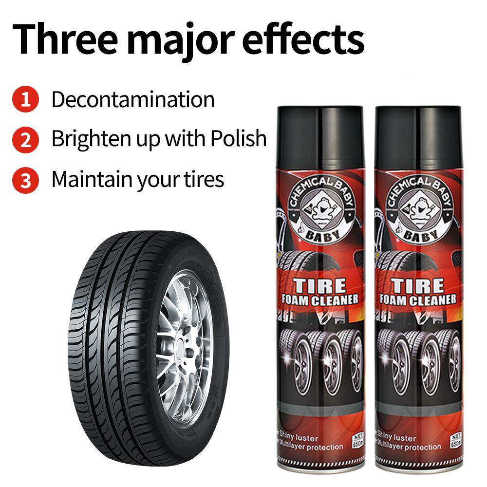 供货轮胎泡沫剂化光学394胎宝贝英文版汽车护轮蜡清洁养轮胎亮剂