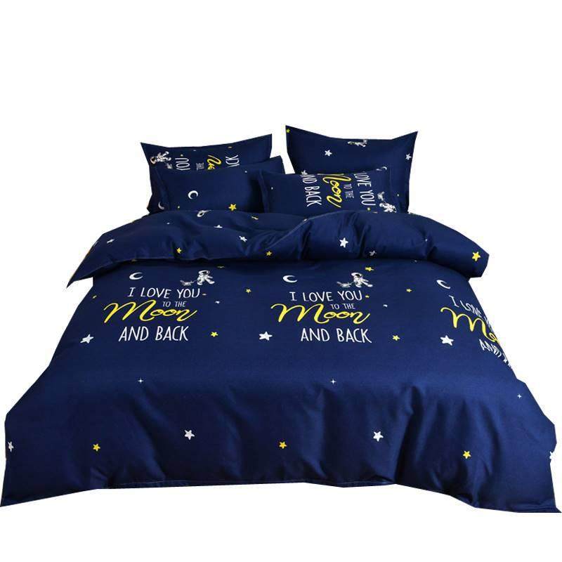 四件套床上品简约春用洗FS756838季被套男生寝室水棉单人床单三件,床上用品,床品套件/四件套/多件套,淘宝优惠券,粉丝福利购,淘宝优惠卷