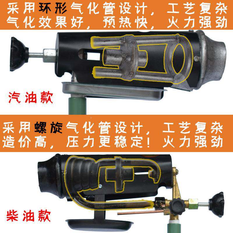 柴油汽喷灯便BHH携式家用户外烧款毛器部烘局烤加热多油焊接鑫鼎