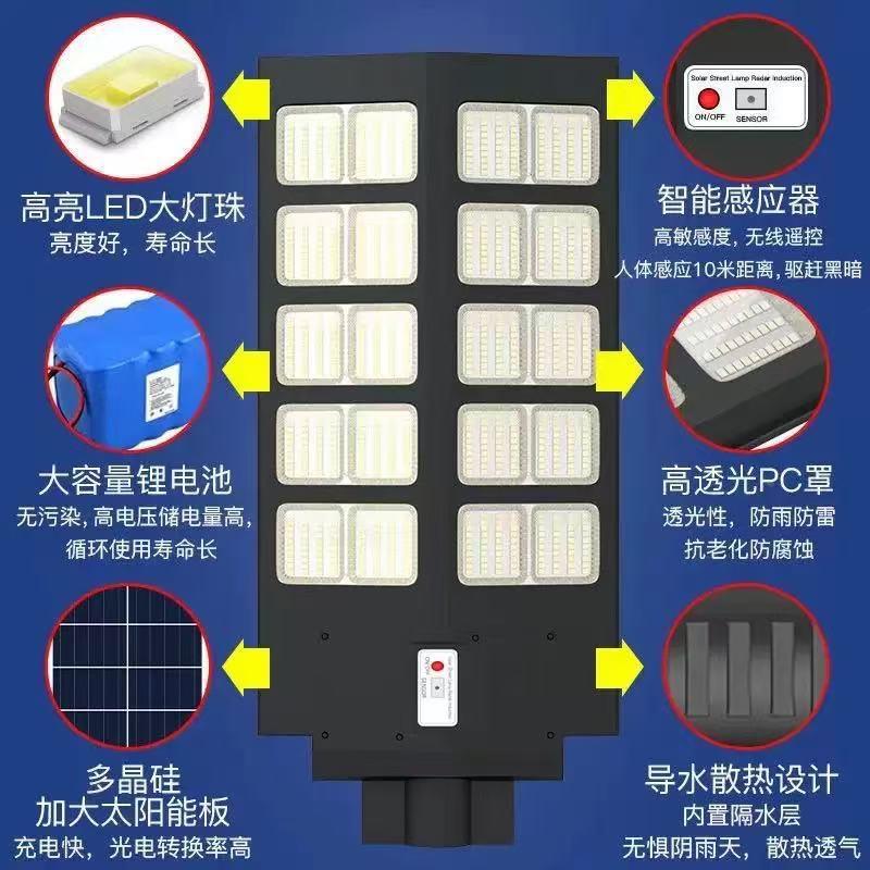 IOH阳能LED路灯新农村户外庭院公园应人感太阳体能太路灯