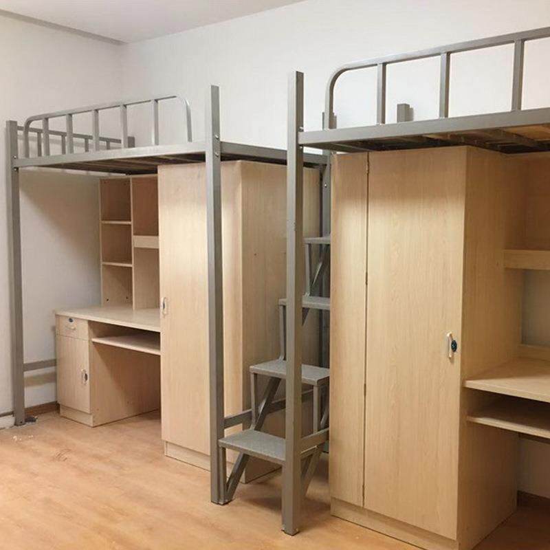 生宿舍双层床无品牌/两学层上下铺高低床员架工寝室铁艺双人床单