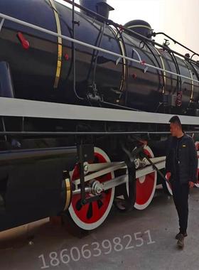 复古东风qhp0215-火车头铁景模艺型区特半色绿皮餐厅现货成品火车