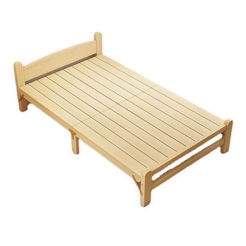 折叠床实木木90cm单ZDC-003人床办公室午休床家用1硬.2米板床质租