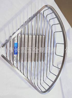 304YLJ不锈钢浴室置物篮生间网篮置物架角墙壁卫挂式打双孔层三角