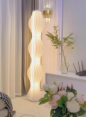 网红草裙灯落地客厅氛围发装饰卧室轻奢沙直播背景奶灯87783油风