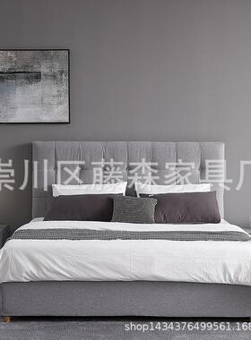 美式布艺床户型卧1.8小米床LDL拉扣主艺布床网红床儿童床公主床