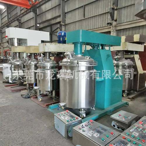 15KW高速分散机染剂真空分散机印封胶密搅拌LR-11kw机混胶水脂膏