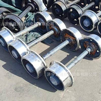 矿车轨道轮矿用实心轮对斗隧道轮对窑车轮翻式矿车对6轮00轨距