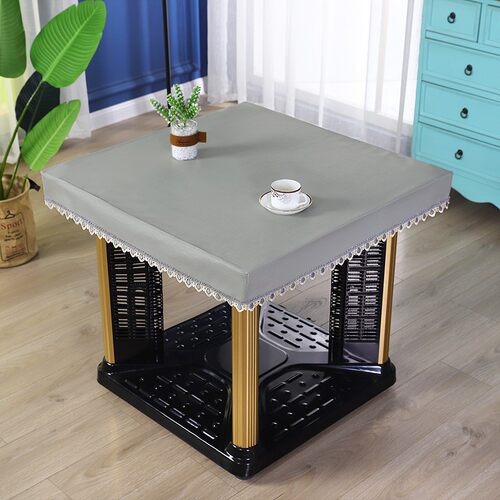 加厚pvc茶几桌布防水防油免洗防烫餐桌布电炉罩长方形烤火桌皮罩