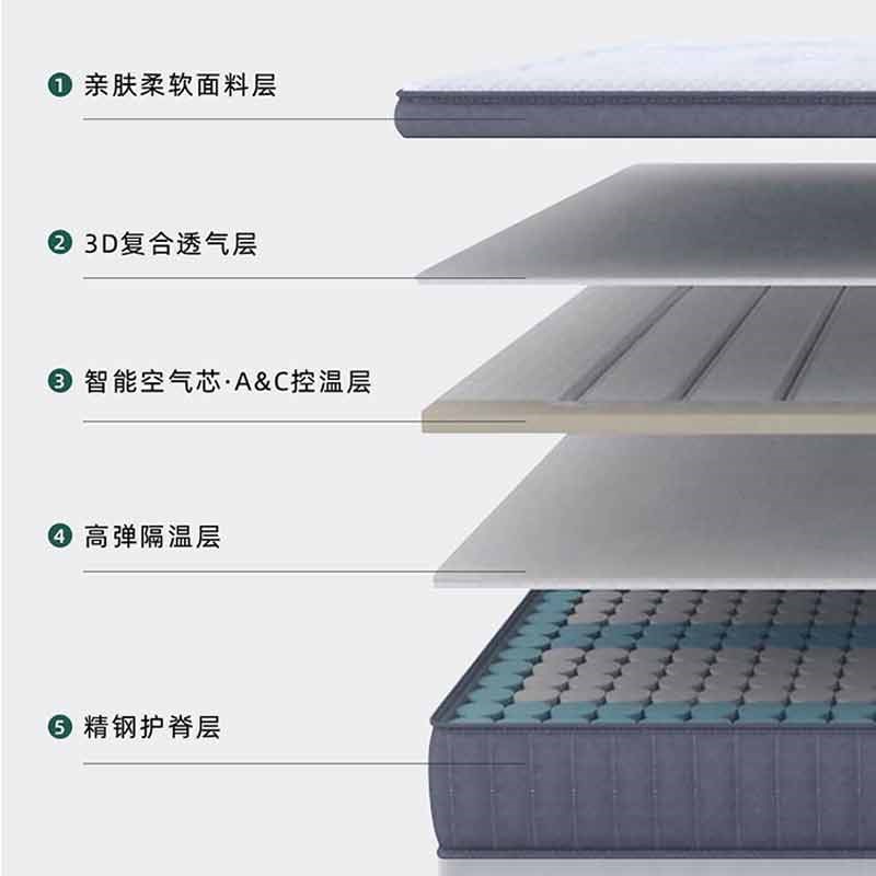 爱璐仕风暖调温床垫智能恒温温控安全非电热毯23/2CM针织棉
