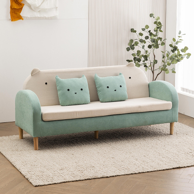 小户型简约两人家用客厅房间宿舍公寓卧室双人三人休闲儿童小沙发
