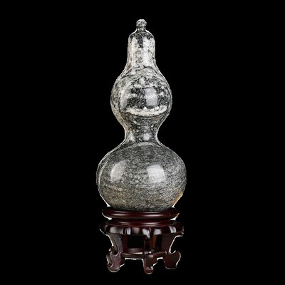 慈元阁定制泰山石宝葫芦摆件家居客厅办公桌开业大厅玄关桌面饰品