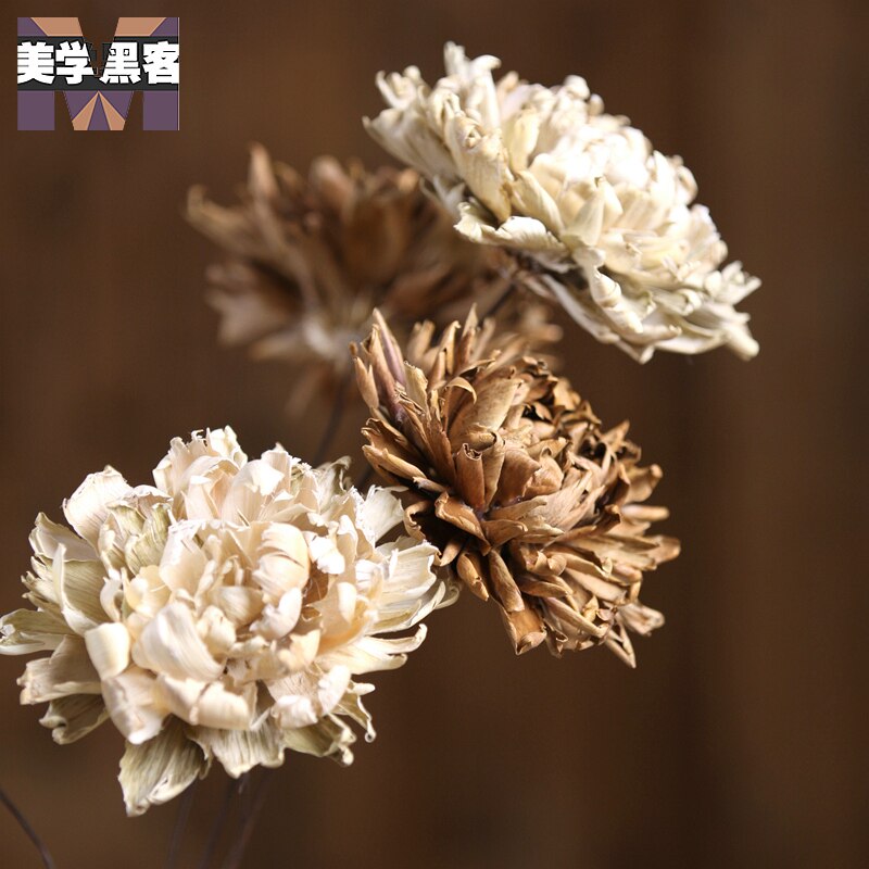 美学黑客 蔓竺葵天然真花桌花中式仿真花客厅落地仿真花假花干花