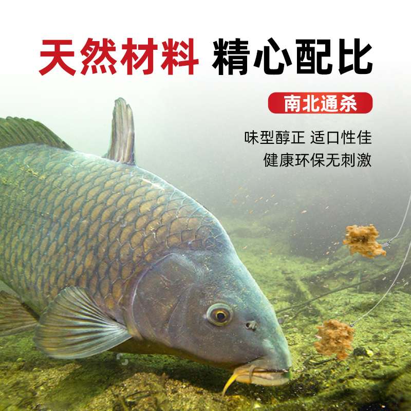 速拔黑坑小药装鲤鱼鲫鱼钓鱼大全野钓竞技专用饵料诱鱼剂