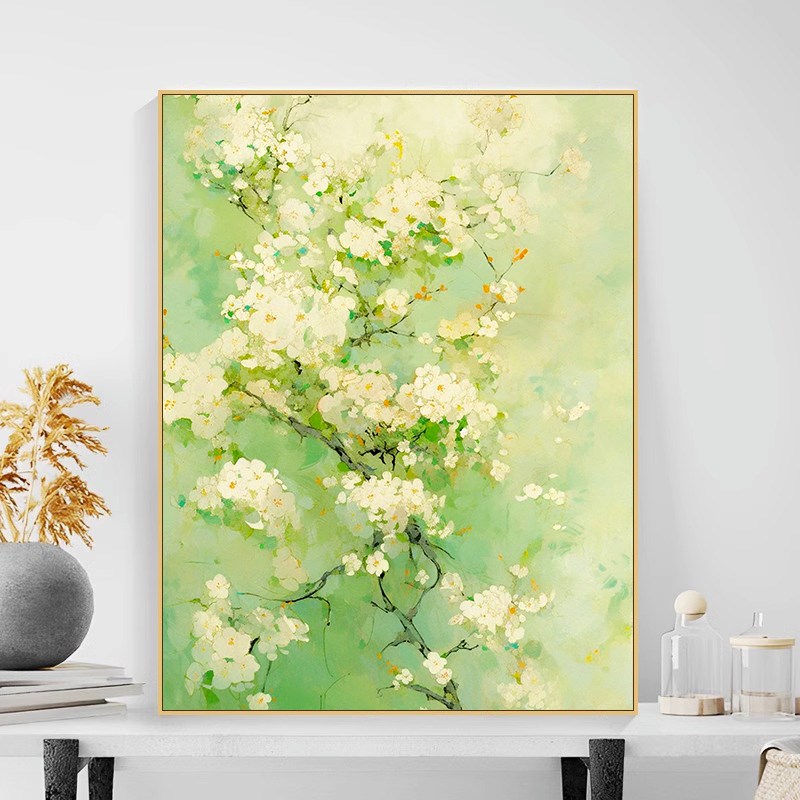 牡丹花diy数字油画填充填色油彩画无聊手作解闷手工油彩画丙烯画