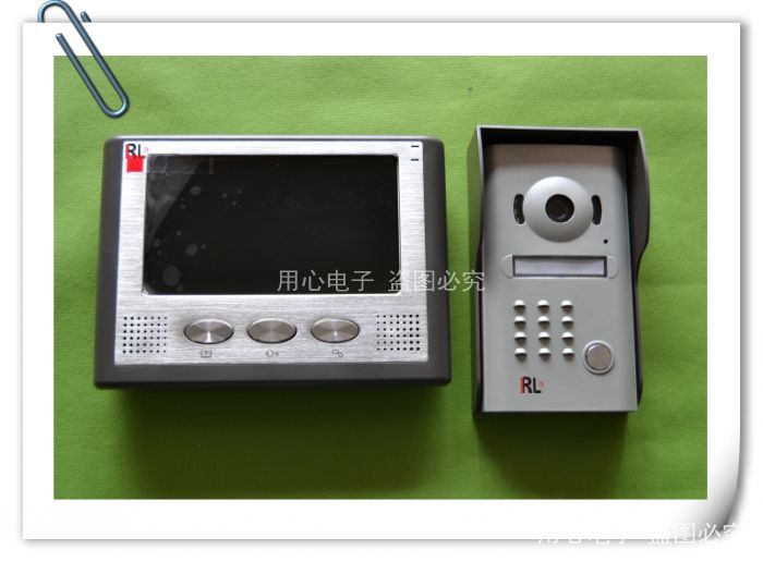 柔乐可视门铃家用RL-037M 对讲一拖一7寸可视门铃RL-06M 彩色对讲
