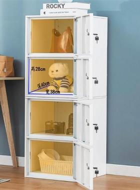 单门TNE家子用收纳柜办公室柜铁皮置物文件更衣柜储小锁物柜窄带