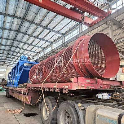 180060型00耐大无轴滚筒筛齿轮传动加粗圆钢磨筛JRD网重型*圆筒筛