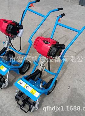 推手式汽油除草松机微型菜地旋耕JBW作机土单人操果园锄草机