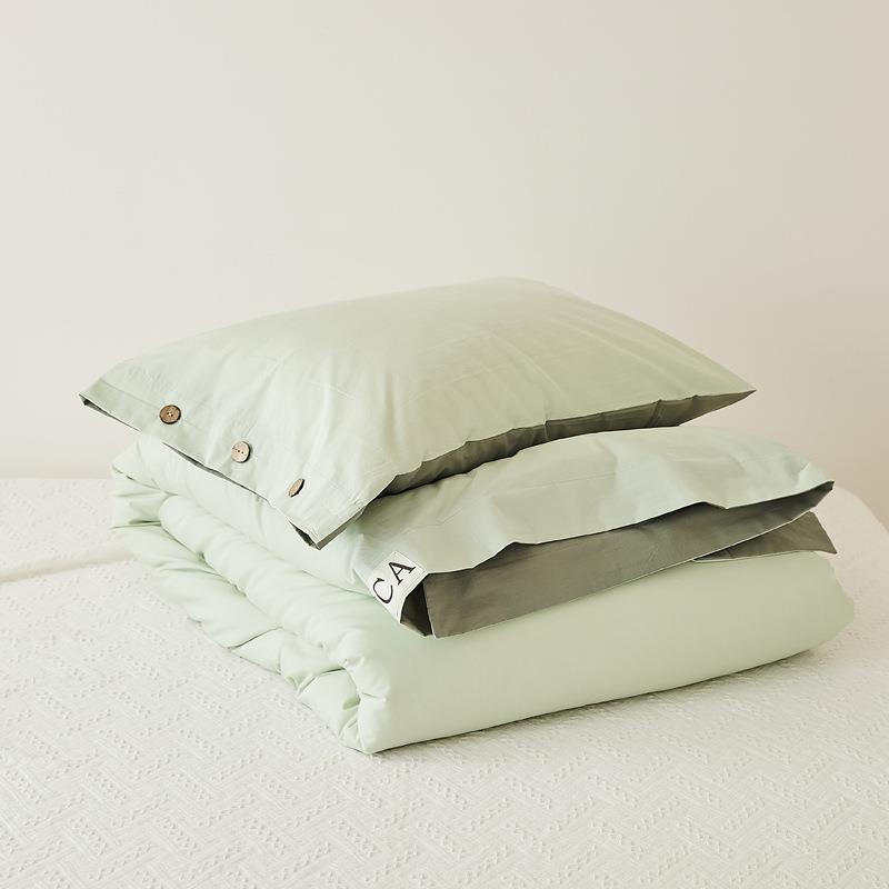 全罩水棉洗棉被套单件a三类母婴级纯棉被EL001单人床上用品被单件