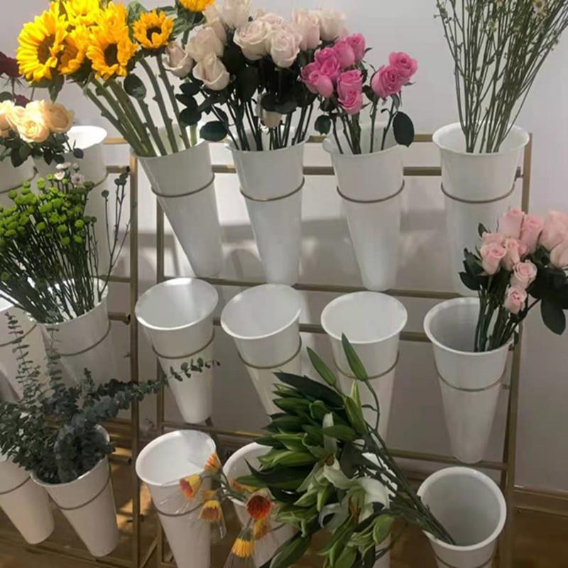 r^花塑店鲜花展01示架金属艺架子可移铁动组装落地式花子鲜花料架