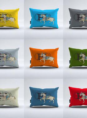 t5826109法式轻奢样H马一对装枕头套48x74人cm用酒店板间家长方形