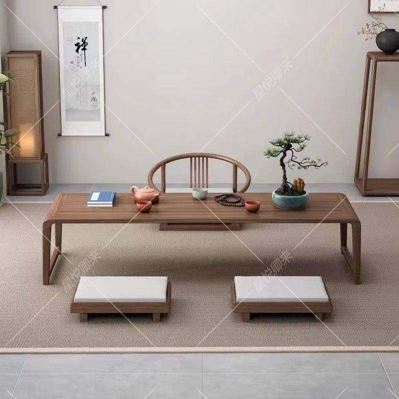 阳台矮桌榻榻米木茶客桌椅组合白RUE蜡木实茶功夫桌茶家桌用书法,商业/办公家具,茶台/茶桌,淘宝优惠券,粉丝福利购,淘宝优惠卷