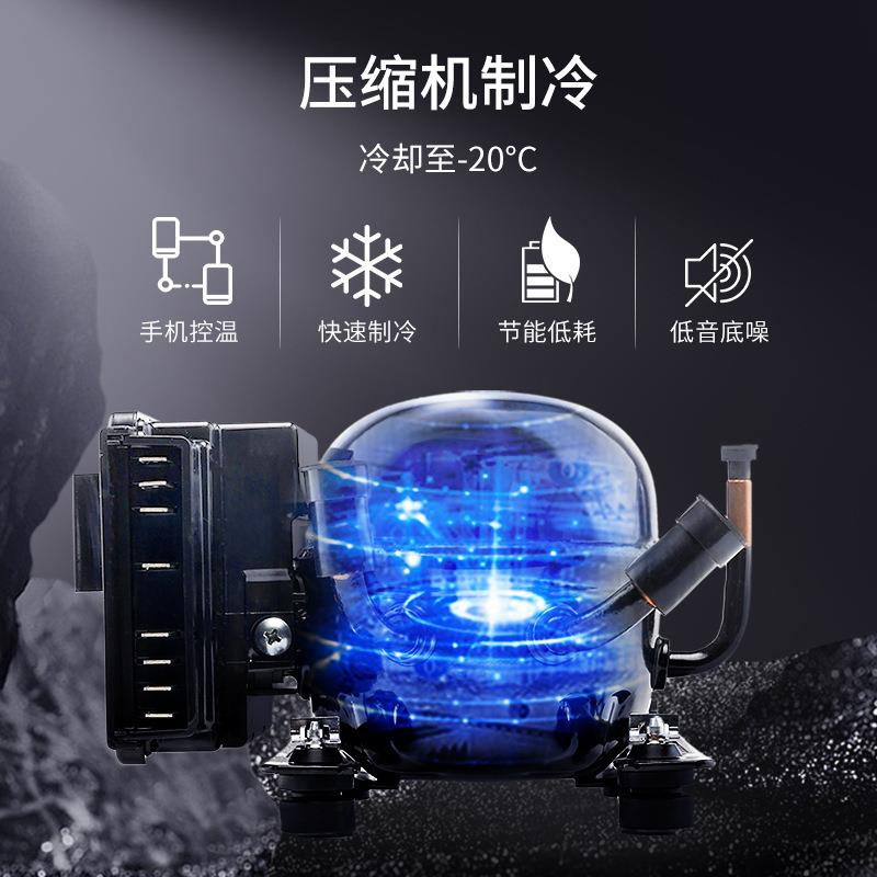 4冰虎压缩976机车载冰箱制冷1L5-40L车两用12v2v小型家冷冻冷藏