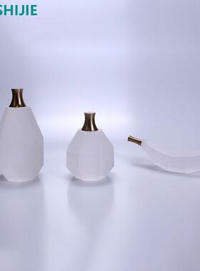 现代简约轻奢水果形水晶意装品厅别墅样板间客酒饰柜创IZR个性摆