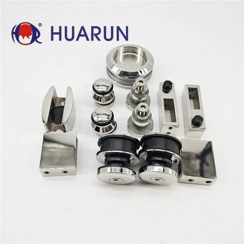 不锈钢淋房HR1300Q-配件玻隔璃门滚轮固器定滑轮干湿分离断浴浴室