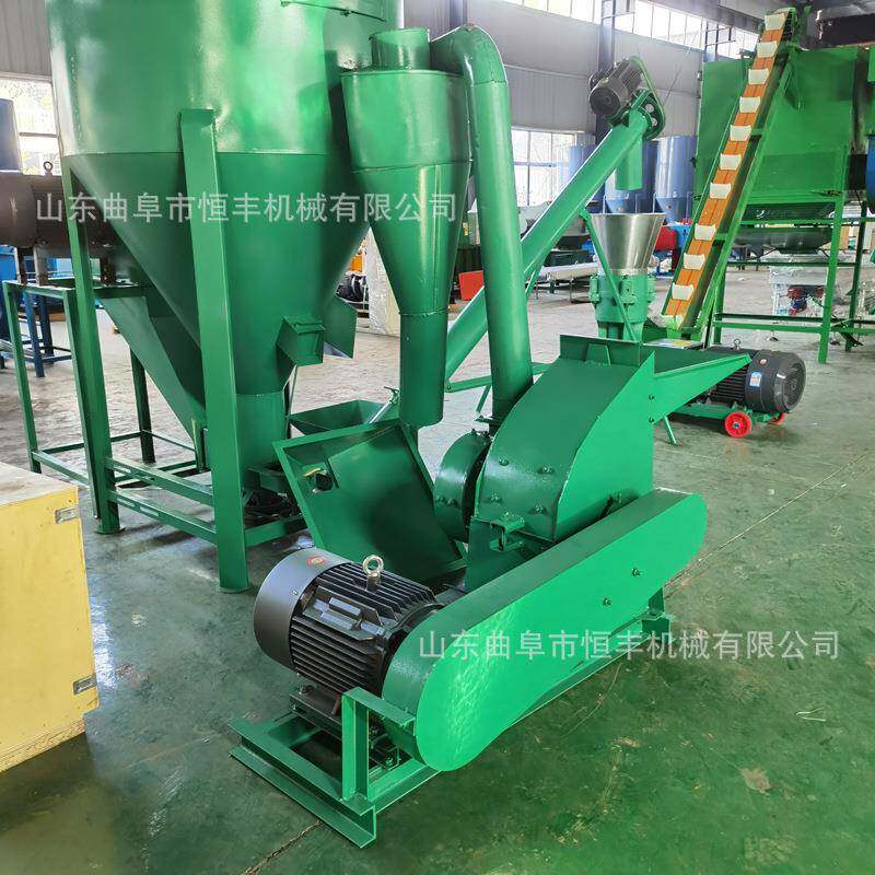 干树叶红料薯秧杆苜蓿草粉碎机不锈钢锤片化式工化蒜肥颗粒磨HF-3