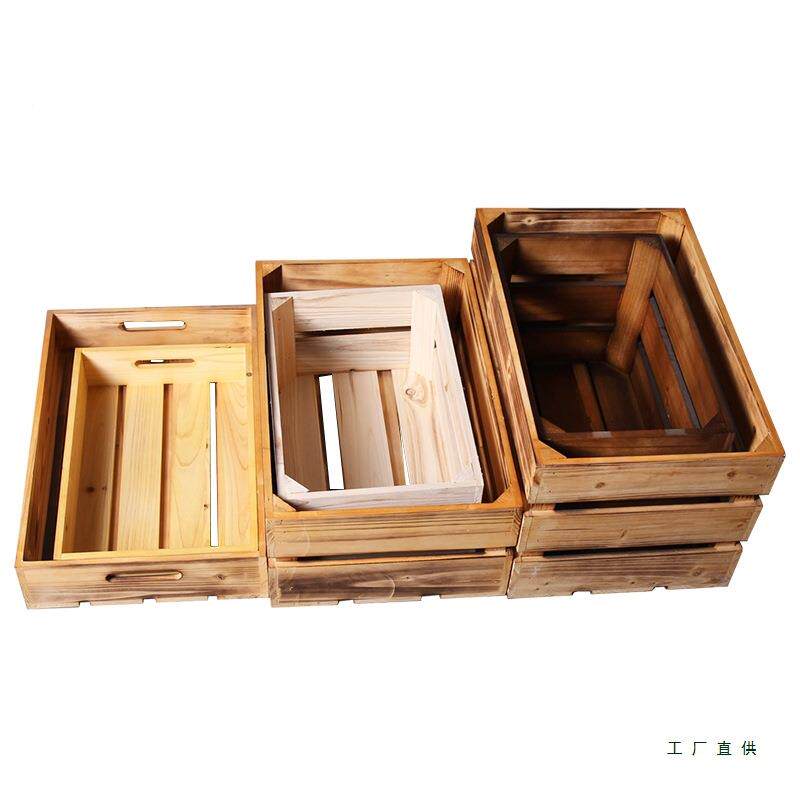 箱定制木箱实收纳木箱储花物整理箱大号复985古摄影道具箱玩具架