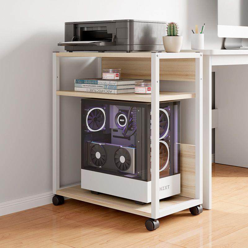 落地A134移动台电脑式机办公主物室多层收纳置架书架打印机托架架,商业/办公家具,千层架,淘宝优惠券,粉丝福利购,淘宝优惠卷