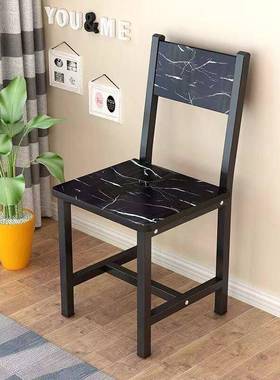 10把简约钢木学生靠背椅子简易公饭办店餐椅食堂椅小吃01289店椅
