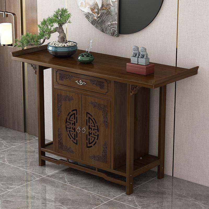 新中供案玄关台家用香玄关桌桌端景台玄关柜中堂桌DMA香式火桌供
